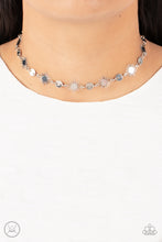 Load image into Gallery viewer, Astro Goddess - Silver Sunburst Choker Necklace - Sabrina&#39;s Bling Collection