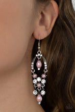 Load image into Gallery viewer, Back In The Spotlight - Pink Earrings - Sabrina&#39;s Bling Collection