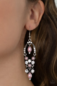 Back In The Spotlight - Pink Earrings - Sabrina's Bling Collection