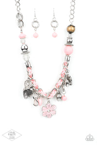 Charmed, I Am Sure - Pink Necklace - Sabrina's Bling Collection