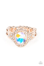 Load image into Gallery viewer, Dazzling I Dos - Rose Gold Iridescent Ring - Sabrina&#39;s Bling Collection