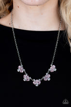 Load image into Gallery viewer, Envious Elegance - Pink Rhinestone Necklace - Sabrina&#39;s Bling Collection