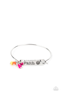 Flirting with Faith - Pink "Faith" Bracelet - Sabrinas Bling Collection