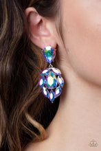 Load image into Gallery viewer, Galactic Go-Getter - Multi Oil Spill Earrings - Sabrina&#39;s Bling Collection