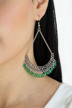 Load image into Gallery viewer, Orchard Odyssey - Green Earrings - Sabrina&#39;s Bling Collection