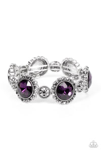 Palace Property - Purple Rhinestone Bracelet - Sabrinas Bling Collection