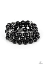 Load image into Gallery viewer, Poshly Packing - Black Bracelet - Sabrinas Bling Collection