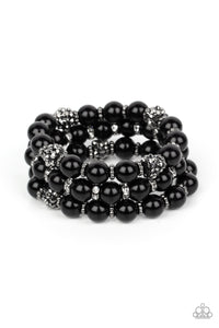 Poshly Packing - Black Bracelet - Sabrinas Bling Collection