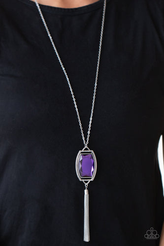 Timeless Talisman - Purple Necklace - Sabrina's Bling Collection