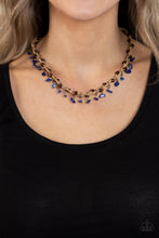 Load image into Gallery viewer, Canyon Voyage - Blue Necklace - Sabrina&#39;s Bling Collection