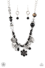 Load image into Gallery viewer, Charmed, I Am Sure - Black Blockbuster Necklace - Sabrina&#39;s Bling Collection