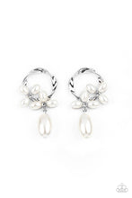 Load image into Gallery viewer, Elegant Expo - White Earrings - Sabrina&#39;s Bling Collection