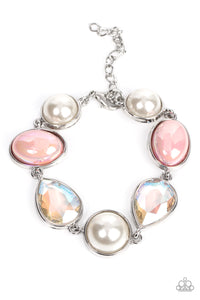 Nostalgically Nautical - Pink Iridescent Bracelet - Sabrina's Bling Collection