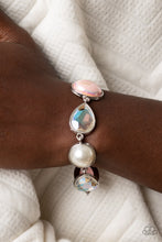 Load image into Gallery viewer, Nostalgically Nautical - Pink Iridescent Bracelet - Sabrina&#39;s Bling Collection