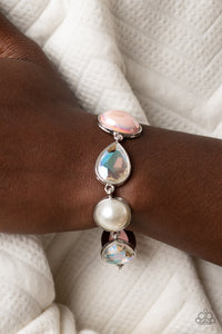 Nostalgically Nautical - Pink Iridescent Bracelet - Sabrina's Bling Collection