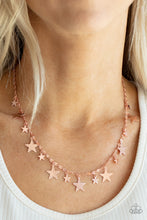 Load image into Gallery viewer, Starry Shindig - Copper Necklace - Sabrina&#39;s Bling Collection