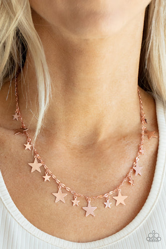 Starry Shindig - Copper Necklace - Sabrina's Bling Collection