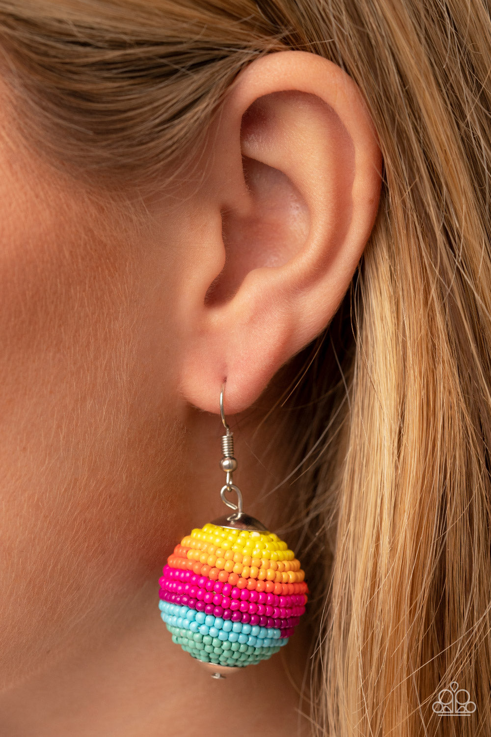 Zest Fest - Multi Seed Bead Earrings - Sabrina's Bling Collection