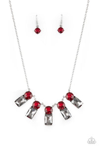 Celestial Royal - Red Necklace - Sabrina's Bling Collection