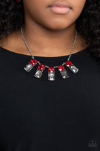 Load image into Gallery viewer, Celestial Royal - Red Necklace - Sabrina&#39;s Bling Collection