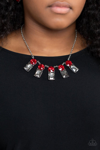 Celestial Royal - Red Necklace - Sabrina's Bling Collection