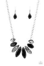 Load image into Gallery viewer, Crystallized Couture - Black Necklace - Sabrina&#39;s Bling Collection