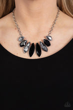 Load image into Gallery viewer, Crystallized Couture - Black Necklace - Sabrina&#39;s Bling Collection