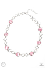 Load image into Gallery viewer, Dreamy Distractions - Pink Cat&#39;s Eye Necklace - Sabrina&#39;s Bling Collection