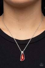 Load image into Gallery viewer, Envious Extravagance - Red &amp; White Rhinestone Necklace - Sabrina&#39;s Bling Collection