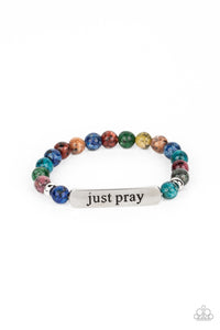 Just Pray - Multi Stone Bracelet - Sabrinas Bling Collection