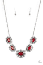 Load image into Gallery viewer, Meadow Wedding - Red Necklace - Sabrina&#39;s Bling Collection