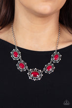 Load image into Gallery viewer, Meadow Wedding - Red Necklace - Sabrina&#39;s Bling Collection