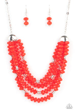 Load image into Gallery viewer, Best POSH-ible Taste - Red Necklace - Sabrina&#39;s Bling Collection