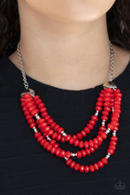Load image into Gallery viewer, Best POSH-ible Taste - Red Necklace - Sabrina&#39;s Bling Collection