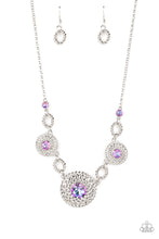 Load image into Gallery viewer, Cosmic Cosmos - Purple Iridescent Necklace - Sabrina&#39;s Bling Collection