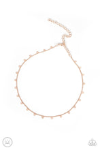 Load image into Gallery viewer, Cupids Cutest Valentine - Rose Gold Heart Choker Necklace - Sabrina&#39;s Bling Collection