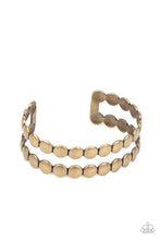Load image into Gallery viewer, On The Spot Shimmer - Brass Bracelet - Sabrina&#39;s Bling Collection