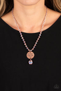 Priceless Plan - Copper Spiritual Necklace - Sabrinas Bling Collection