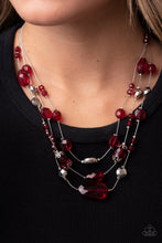 Load image into Gallery viewer, Prismatic Pose - Red Necklace - Sabrina&#39;s Bling Collection