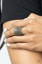 Load image into Gallery viewer, Stacked Odds - Brass Ring - Sabrina&#39;s Bling Collection