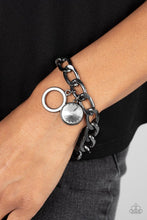 Load image into Gallery viewer, Unyielding Roar - Black Bracelet - Sabrinas Bling Collection