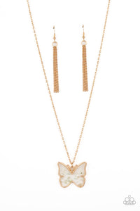 Gives Me Butterflies - Gold Butterfly Necklace - Sabrina's Bling Collection