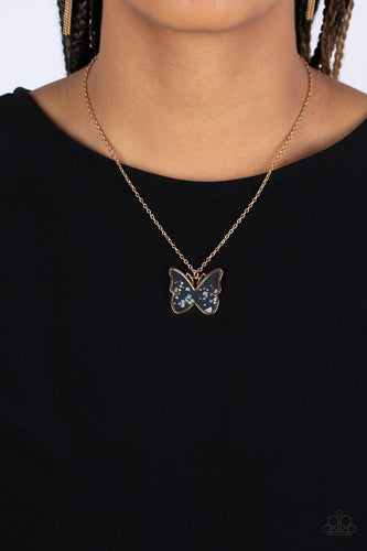 Gives Me Butterflies - Gold Butterfly Necklace - Sabrina's Bling Collection