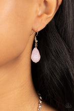 Load image into Gallery viewer, Summertime Tryst - Pink Teardrop Necklace - Sabrinas Bling Collection