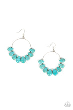 Load image into Gallery viewer, Canyon Quarry - Blue Turquoise Earrings - Sabrina&#39;s Bling Collection