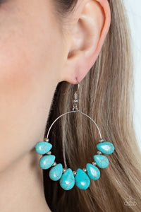 Canyon Quarry - Blue Turquoise Earrings - Sabrina's Bling Collection