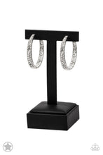 Load image into Gallery viewer, GLITZY By Association - Silver Blockbuster Earrings - Sabrina&#39;s Bling Collection