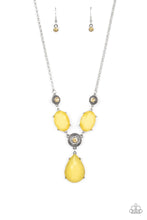 Load image into Gallery viewer, Heirloom Hideaway - Yellow Necklace - Sabrina&#39;s Bling Collection