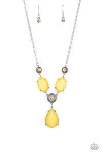 Heirloom Hideaway - Yellow Necklace - Sabrina's Bling Collection