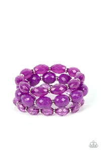 High Tide Hammock - Purple Bracelet - Sabrinas Bling Collection